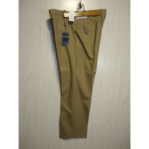 RALPH LAUREN Total Comfort TAN Flat Front Dress Pants 38 x 29 Wool, NEW w Tags!